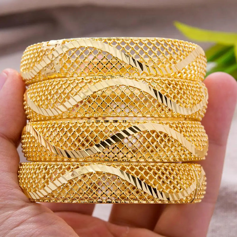 Ethiopian Arabia Bangles For Women Girl Dubai African Wedding