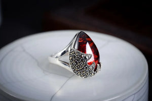 Vintage Indian Jewelry Boho Big Rings For Women Stainless Sterling Jewelry