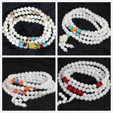Conch Shell 6mm Bracelet 108 Beads Colorful Spacer Women Charms Jewelry