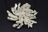 Sea Shell & Pearl Flower Necklace for Women Xmas