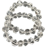 Crystal Bead Bracelet 8-10mm 7.5in Nature Beads