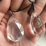 Rock Crystal Quartz Stone Pendant Natural Gemstone Pendant for Woman