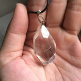 Rock Crystal Quartz Stone Pendant Natural Gemstone Pendant for Woman