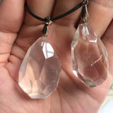 Rock Crystal Quartz Stone Pendant Natural Gemstone Pendant for Woman