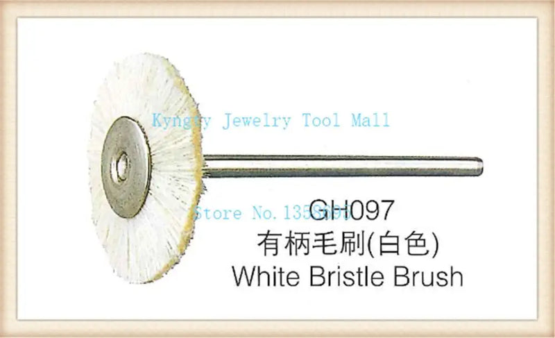 Round Bristle Brush with 2.35mm Metal Shank 144pcs/lot