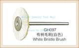 Round Bristle Brush with 2.35mm Metal Shank 144pcs/lot
