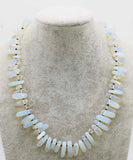 Sunshine Quartz Branch 15-20mm Necklace 18in Beads Natural Woman