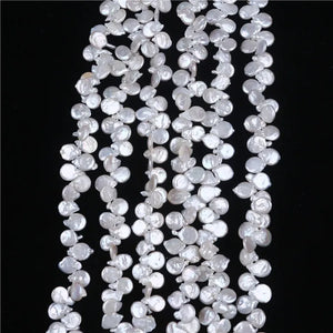10-11mm Coin Shape Freshwater Pearl Strands for Jewelry Making