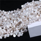 10-11mm Coin Shape Freshwater Pearl Strands for Jewelry Making