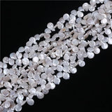 10-11mm Coin Shape Freshwater Pearl Strands for Jewelry Making