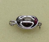 10 Pcs Silver Plated Clasp for Jewelry Making
