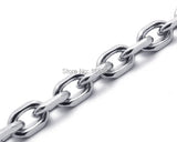 10m 2.8mm 316L Stainless Steel Cross Link Chain Finding DIY Necklace
