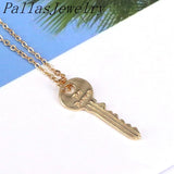 10Pcs Key Necklace Chain Jewelry for Couples