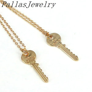 10Pcs Key Necklace Chain Jewelry for Couples
