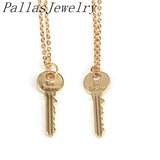 10Pcs Key Necklace Chain Jewelry for Couples