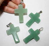 10pcs Tiger Eye Cross Pendant for Jewelry Making Necklace
