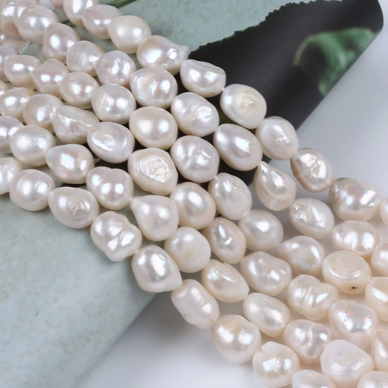 11-12mm B Baroque Pearl Strand - Big Baroque Pearls