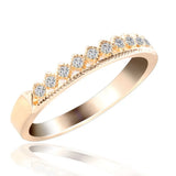Cz Crown Ring Finger Rings Wedding Jewelry 12pce/lot
