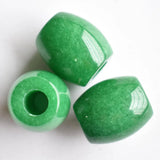 12pcs Natural Stone 16x18mm Round Big Hole Beads for DIY Bracelet Jewelry
