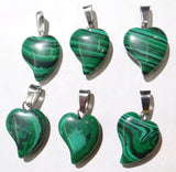 16pcs Tiger Eye Rose Quartzs Pendant Heart Shape DIY Jewelry Making