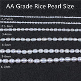 2-2.5mm AA Rice Freshwater Pearl Strands
