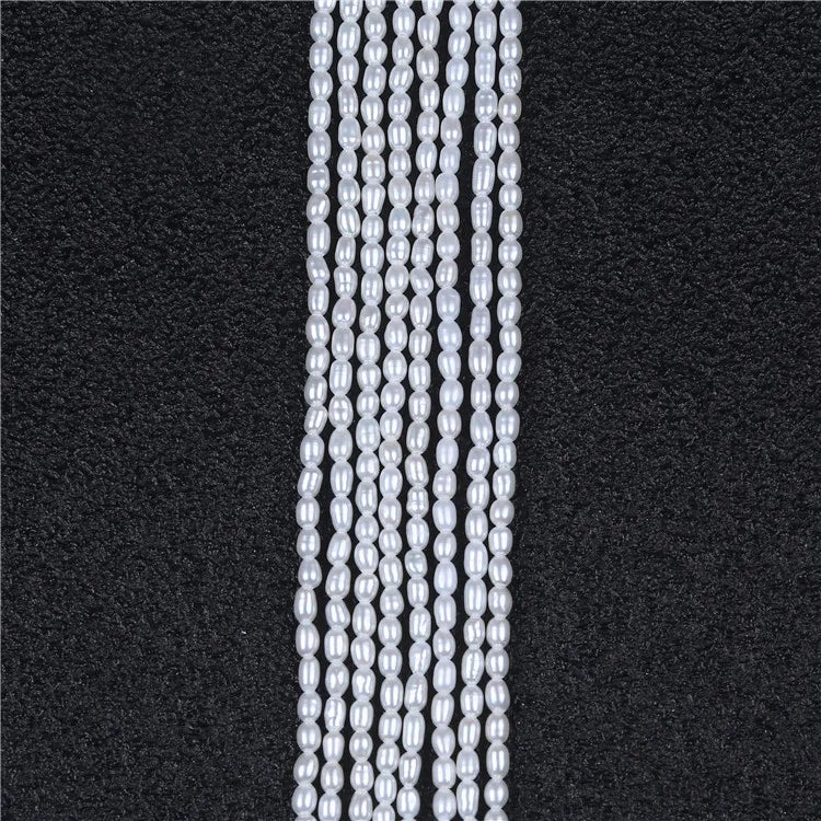 2-2.5mm AA Rice Freshwater Pearl Strands