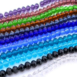 5040 Crystal Rondelle Glass Beads DIY Jewelry Findings Accessories