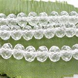 5040 Crystal Rondelle Glass Beads DIY Jewelry Findings Accessories