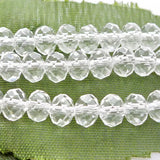 5040 Crystal Rondelle Glass Beads DIY Jewelry Findings Accessories