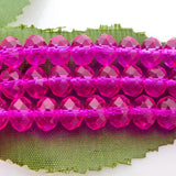 Crystal Glass Beads Plated Colors DIY Jewelry Findings - 5040 Rondelle