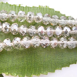 Crystal Glass Beads Plated Colors DIY Jewelry Findings - 5040 Rondelle
