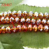 5040 Crystal Rondelle Glass Beads Basic Colour-AB -2