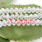 5040 Crystal Rondelle Glass Beads Basic Colour-AB -2