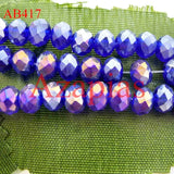 5040 Crystal Rondelle Glass Beads Basic Colour-AB -2