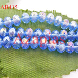 5040 Crystal Rondelle Glass Beads Basic Colour-AB -2