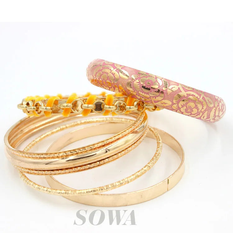 Vintage Bohemia 5-Layer Charm Bracelet For Women