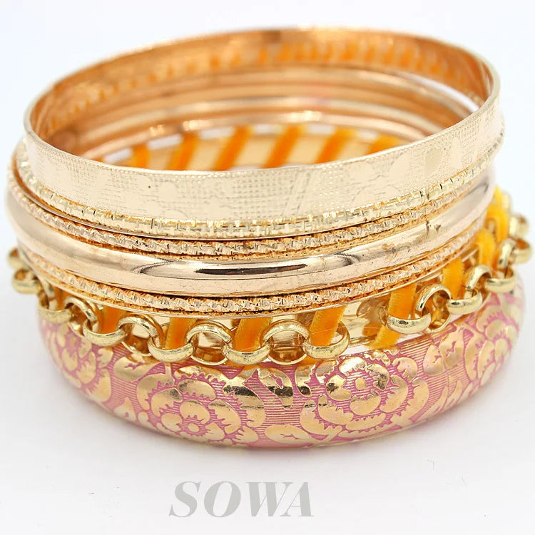 Vintage Bohemia 5-Layer Charm Bracelet For Women
