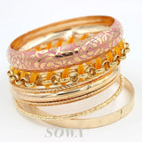 Vintage Bohemia 5-Layer Charm Bracelet For Women