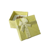 24Pcs Colorful Paper Ring Box Party Ribbon Earring Stud Organizer