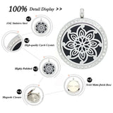 25mm 30mm Magnetic Essential Oil Diffuser Pendant Necklace