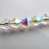 5301 Crystal Bicone Glass Beads in 3/4/5/6/8mm AA Full Size Strand
