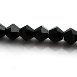 5301 Crystal Bicone Glass Beads in 3/4/5/6/8mm AA Full Size Strand
