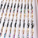 36/50pcs 4mm Wide Mixed Stainless Steel Rings Wedding Jewelry
