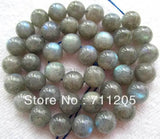 38pcs 10mm Labradorite Round Loose Beads