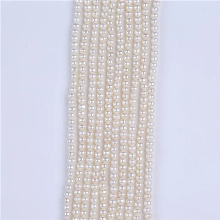 3mm Round Pearl Strands for Jewelry Making