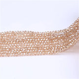 6mm Crystal Faceted Bead Strands for Jewelry Making