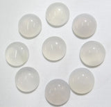50pcs 14mm Malachite Half Round Cabochons for DIY Jewelry Making