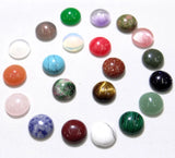 50pcs 14mm Malachite Half Round Cabochons for DIY Jewelry Making