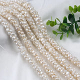 6-8mm Natural Baroque Pearls Strand for Women Jewelry Making
