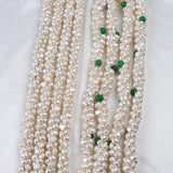 6-8mm Natural Baroque Pearls Strand for Women Jewelry Making